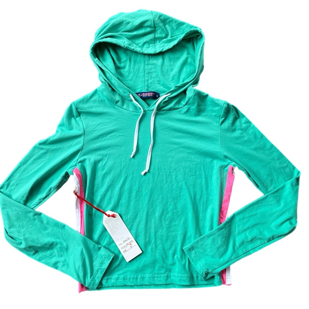 Teal Long Sleeve Hoodie